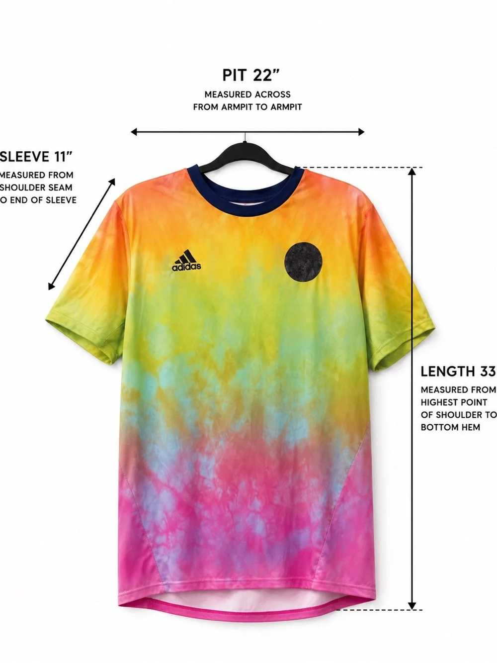Adidas Aeroready Love Unites Tie Dye Soccer Jersey Shirt 2XL